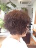 カット+クリープパーマ(ショート)　￥13000→12500