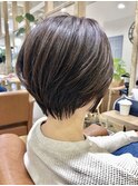 大人可愛いナチュラル丸みショート【稲毛】