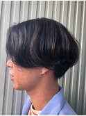 暗くても透けるオリーブアッシュ