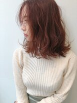 ミント(mint) ＊気怠めヘアーにオレンジパール＊オシャレ＊