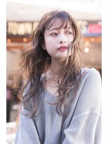 オースティン 錦糸町(AUSTIN) 大人かわいい前髪セシルカットココアブラウンフリンジウェーブ