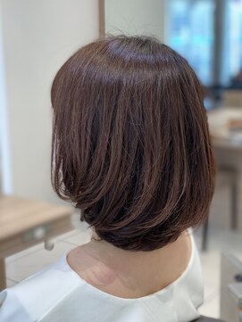 アッシュ 永福町店(Ash) デジタルパーマふんわりボブ