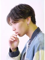 パウダー(powder)&nbsp;センターパート&ソフトパーマ&メッシュ【表参道/青山/表参道駅】