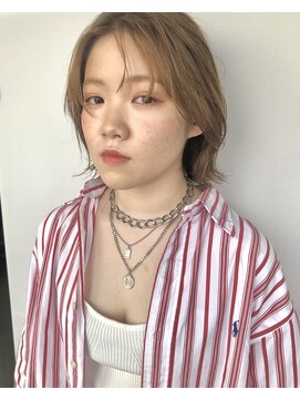 グランヘアー 豊岡店(GRAN HAIR) #ベージュカラー#ダブルカラー#ブリーチ#ショート