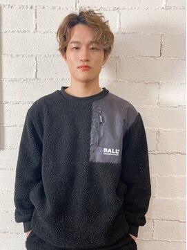 アトリエ ミム 二子玉川店(atelier mim) メンズパーマ×アップバング