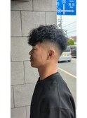 スキンフェード ツイストスパイラルパーマ