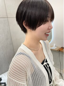 サンド 池袋(sand) ショート/ショートボブ/刈り上げ/ブルーブラック