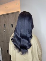 ネウィ 国分寺(newi)&nbsp;ロングレイヤーカット/美髪スタイル/ネイビー