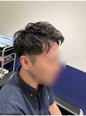 ツーブロショート