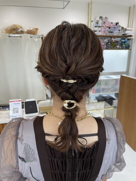 ラシク(racic) 【racic】編み下ろしダウンスタイル