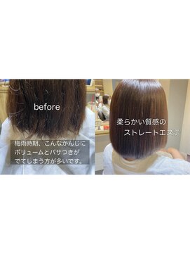 カミケンガレリア(kamiken. galleria) やわらか美髪ナチュラルストレート艶髪ボブ【カミケンガレリア】