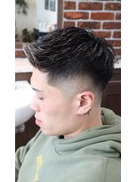 アクセプトザワールドバーバー(Accept the world barber)&nbsp;アップバング×スキンフェード