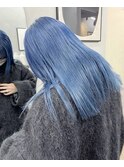ケアブリーチ×ハイトーン×ブルーカラー(渋谷)