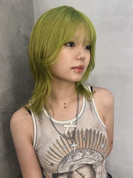 ペレ 梅田(PELE) 前髪/アンブレラカラー/こなれミディ/イメチェン/ウェーブパーマ