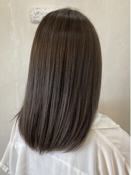 パッソ ヘアー(Passo Hair)の写真/傷み・におい・ダメージを可能な限り解消したこだわりのカラーは初めての白髪染めをする方にもおすすめ♪