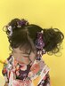 【七五三】着付け　3歳(女の子)＊ヘアメイク込み☆8800