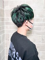 トリエラ 池袋(TRIELA)&nbsp;エメラルドハイライトメッシュマッシュ