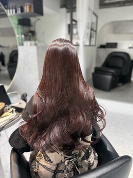 ルモ(Lumo) 【MIHO】ピンクブラウン×ロング