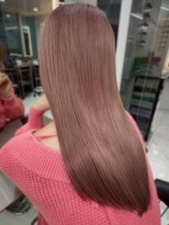 ラピス 渋谷本店(Lapis) チェリーブラウン/ホワイトグレージュ/ミニウルフ/レイヤー