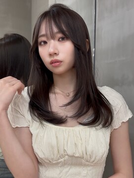 ロンドミラー 博多店(Lond Mirror) 顔型別ヘアスタイル特集/ホワイトグレージュ/ミニウルフ