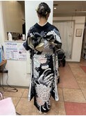 成人式着付け