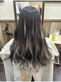 エクステ２０～３０本でハイライトデザイン