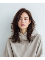 バイエイト(X８)&nbsp;顔まわりレイヤーの小顔ミディ