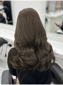 韓国ヘア☆レイヤーカットグレージュくびれヘア