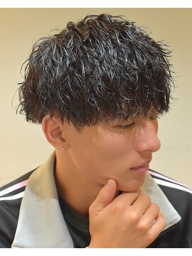 フリーク バーバーショップ 都島店(FREAK BARBER SHOP) MEN’S HAIR/スパイキーショー ト/ブルーブラック/J