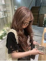 エルメトーキョーバイユアーズ(L'me TOKYO by youres)&nbsp;ピンクベージュ×ゆるふわ