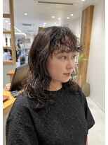 シアン 矢場町店(CYAN.)&nbsp;巻かなくてもok！前髪までくるっくるウェーブパーマ！