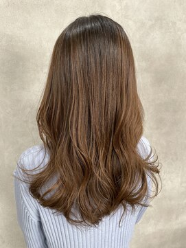 ルノン(LUNON) 黒髪クラゲヘアーオリーブグレー小顔ココアベージュ