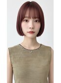  大人可愛いミニボブ
