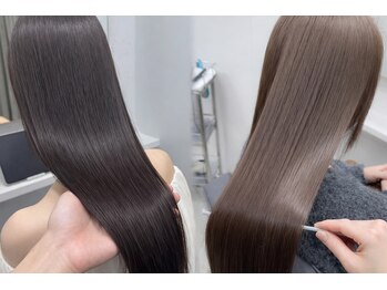 リアンオウジ(Liun ouji)の写真/《王子駅徒歩7分》艶と柔らかさのある縮毛矯正!"Liun"の最上級ストレートヘアを実現★【髪質改善】