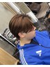 田中指名【メンズ限定】カット＋曲がる縮毛矯正＋TR