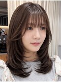 髪質改善パーマ透明感カラーダブルカラーブリーチ