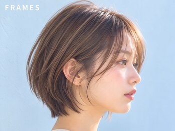 FRAMES 南浦和店【11月6日OPEN（予定）】の写真/うねり・広がりを自然に整えて、毎朝扱いやすい髪へ。柔らかな質感の縮毛矯正【FRAMES南浦和】