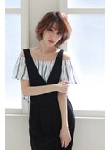 ☆丸みのあるフォルムで女性らしいショート☆