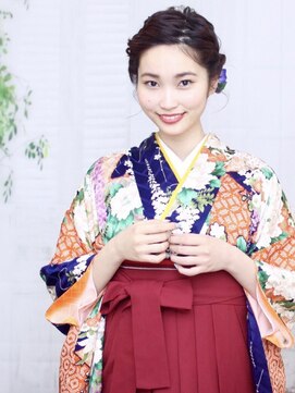 ネオリーブソラ 相模大野店(Neolive sola) 卒業式 袴着付け&ヘアセット 着物【sola:neolive相模大野店】