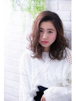 ヘアーアートシフォン 池袋西口店(Hair art chiffon)&nbsp;似合わせカットで個性的斜めバングで大人かわいいナチュラルボブ