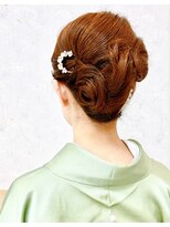 あだち美容室 アンフローリア(en fleurir)&nbsp;和装着物ヘアセット/結婚式・パーティ・訪問着・留袖にも