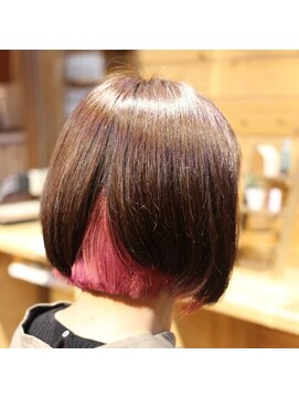 カシュカシュヘア(Cache-Cache hair) インナーカラー~ピンクバージョン~