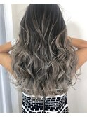コントラストハイライト×ミルクティーベージュベージュ