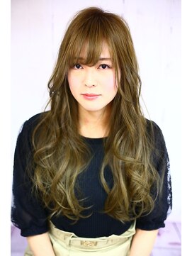 フィールエー 南吉成店(feel.a) アッシュベージュ×エアリーカールスタイル