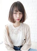 ビームズヘアー 内巻きワンカール ミディアムボブ