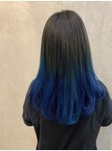 ブルーハワイグラデーション♪