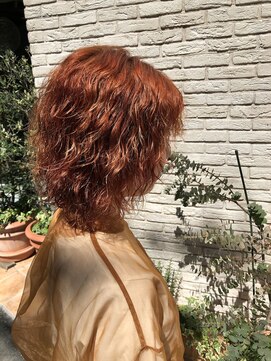 美容室 パルス 静岡鷹匠店(PALS) アプリコットオレンジ