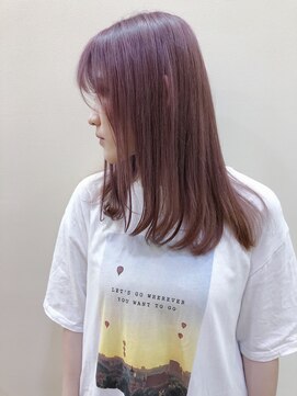 ビューティシモ 川越(Beautissimo) ピンクベージュ☆（ブリーチあり）