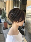 【shige】細ハイライトショート