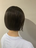 エン バイ スマイル(en by smile)&nbsp;大人可愛い20代30代40代黒髪ショートボブ丸みショート◎